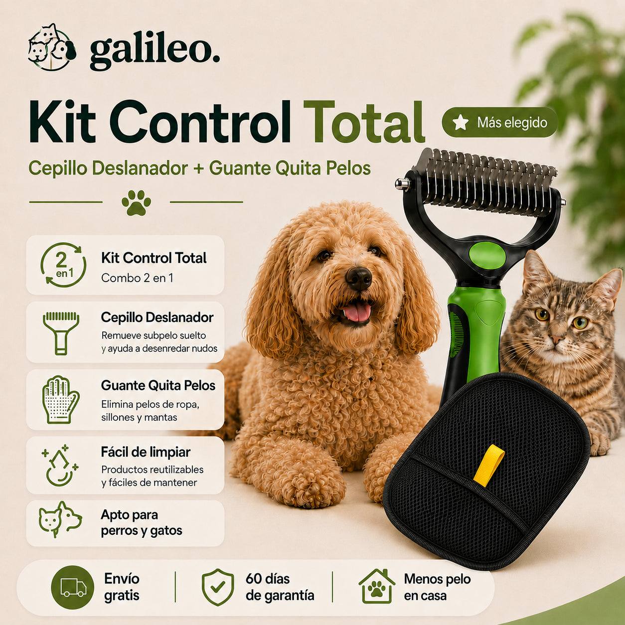Kit Galileo Control de Pelos