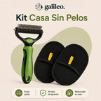 Kit Casa Sin Pelos - Cepillo + 2 Manoplas Quita Pelos