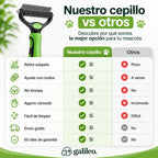 Elimina el subpelo y desenreda los nudos